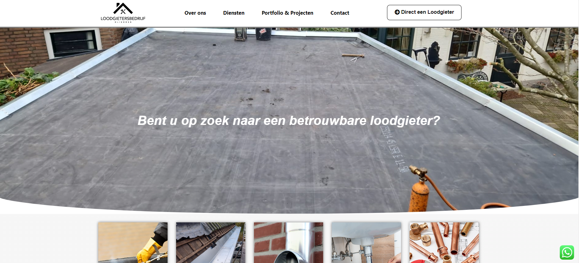 Loodgietersbedrijf website
